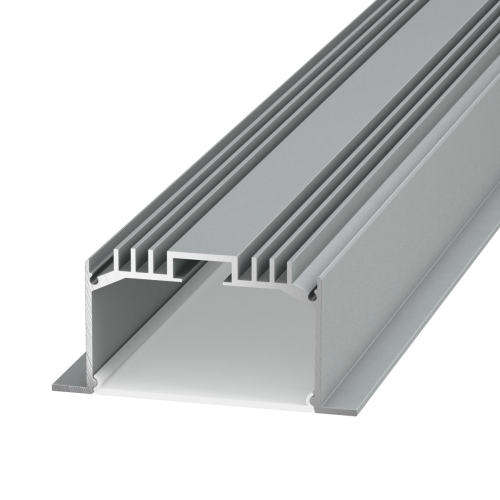 Профиль для светодиодной ленты встраиваемый SW-Group PE63 2000x63x32мм, 200см картинка 